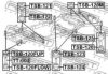 FEBEST TSB-120FLOW Mounting, axle beam